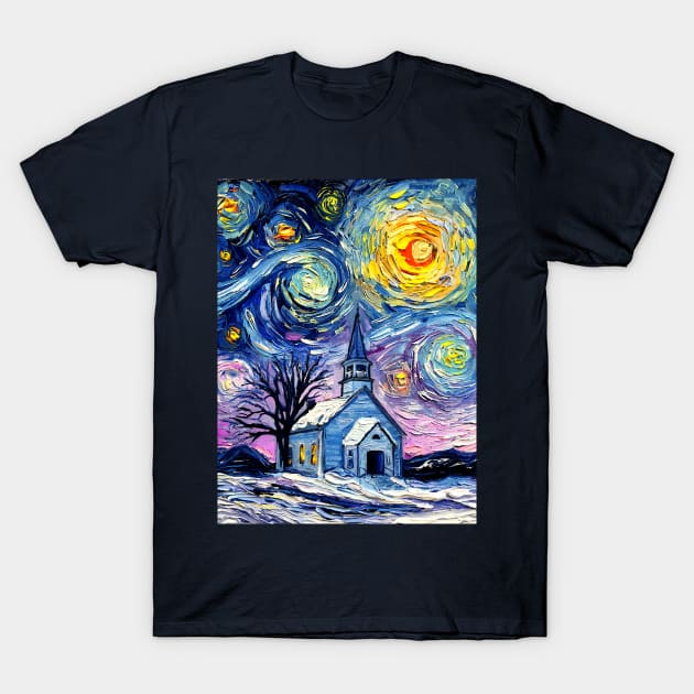 O Holy Night T-Shirt by sagittariusgallery